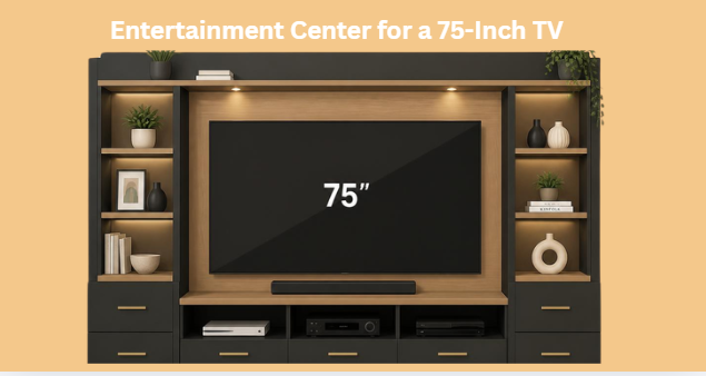 entertainment center for 75 inch tv