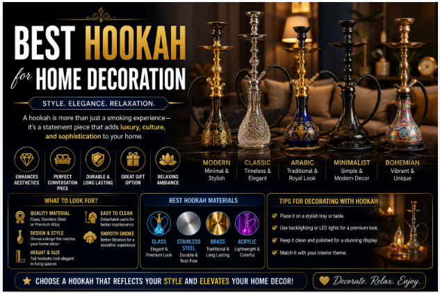 Best Hookah for Home Decoration