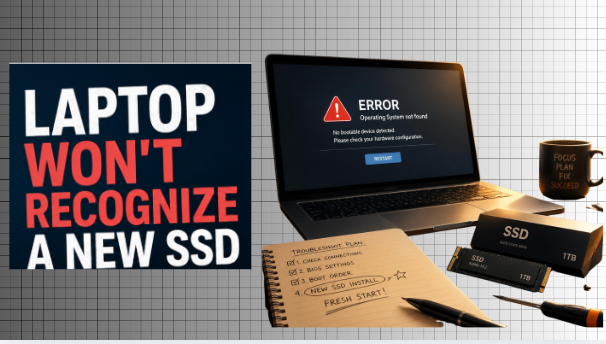 Laptop Won't Recognize a New SSD