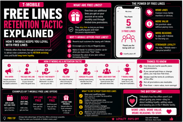 T-Mobile Free Lines Retention Tactic Explained