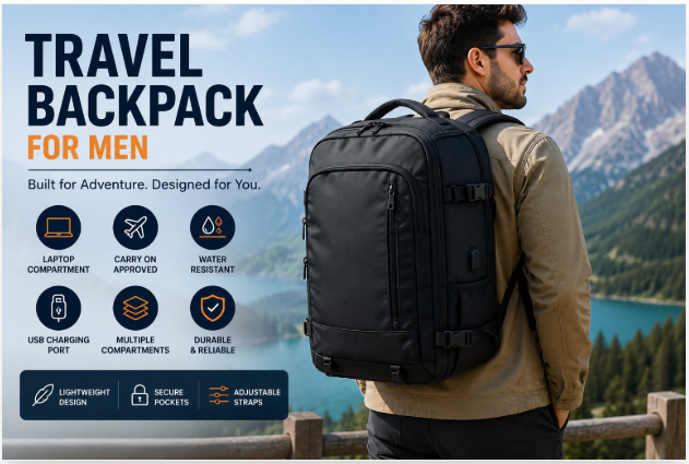 Travel Backpack for Men