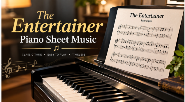 The Entertainer piano sheet music