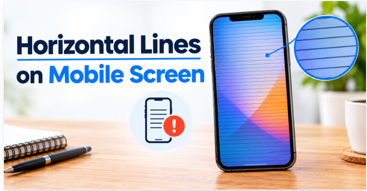 Horizontal Lines on Mobile Screen
