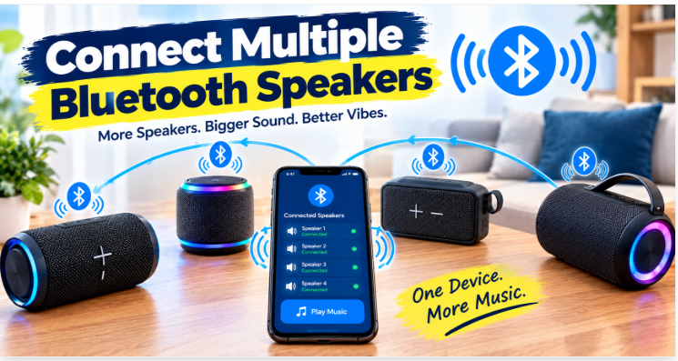 Connect Multiple Bluetooth Speakers