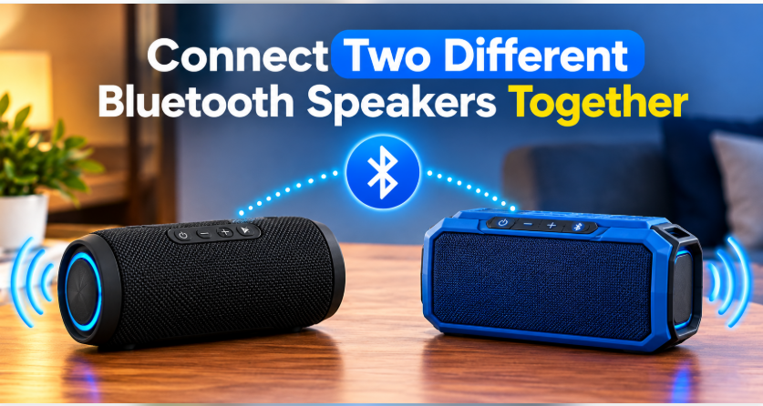 Connect Two Different Bluetooth Speakers Together