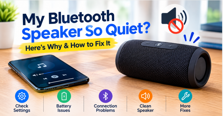 My Bluetooth Speaker So Quiet