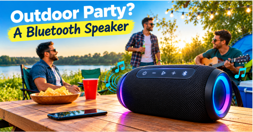 Outdoor Party A Bluetooth Speaker