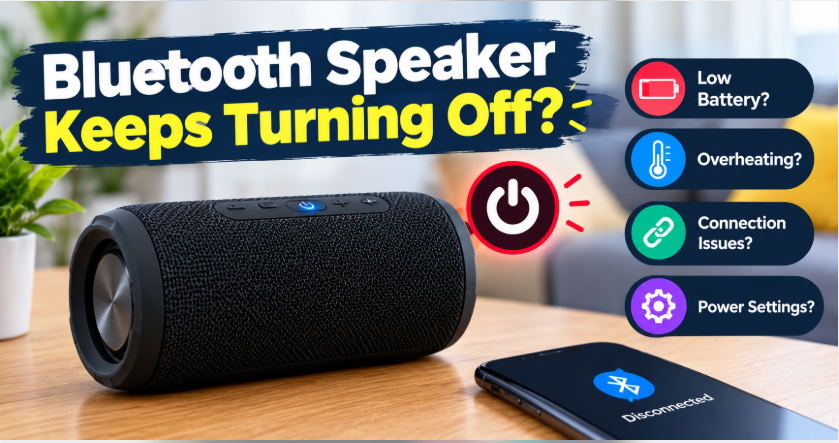 bluetooth speaker keeps turning off