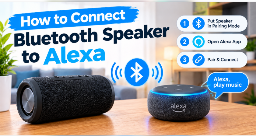 connect bluetooth speaker to alexa