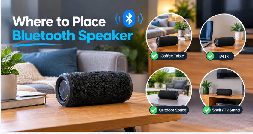 where to place bluetooth speaker